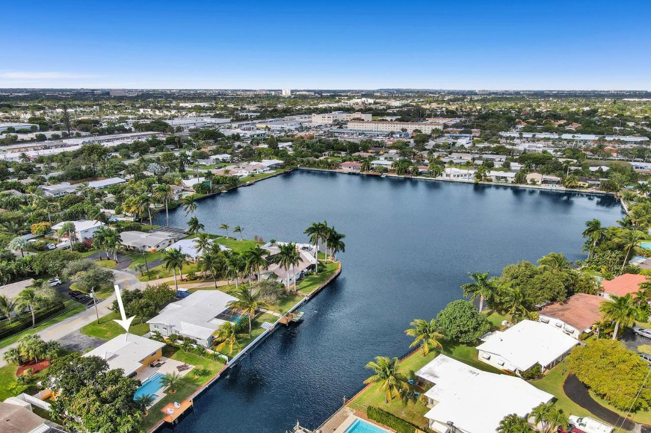 New! Waterfront Heated Pool & Jacuzzi 2 Mi To Beach - Fishing Pier Relaxing Spa & Hammock Fort Lauderdale Zewnętrze zdjęcie