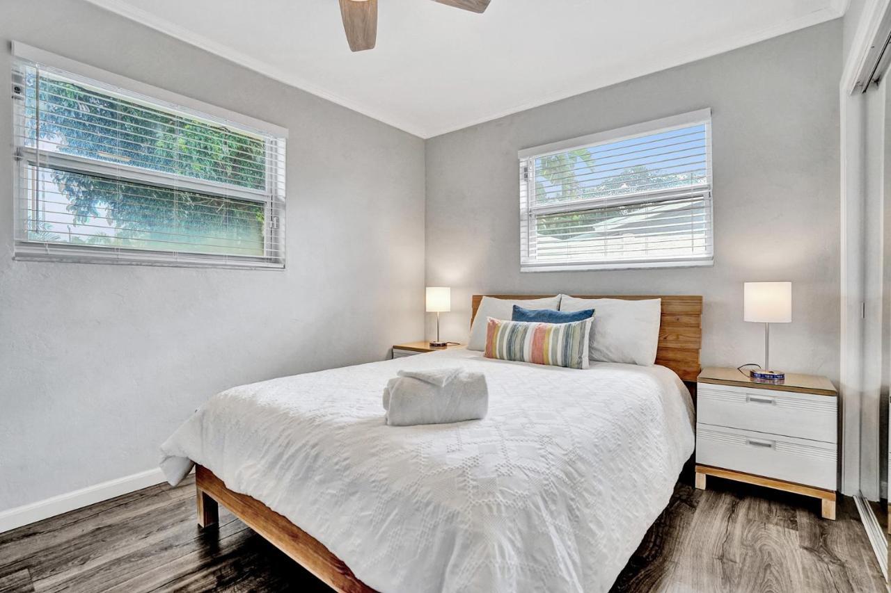 New! Waterfront Heated Pool & Jacuzzi 2 Mi To Beach - Fishing Pier Relaxing Spa & Hammock Fort Lauderdale Zewnętrze zdjęcie