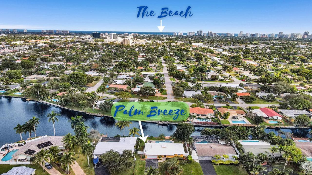 New! Waterfront Heated Pool & Jacuzzi 2 Mi To Beach - Fishing Pier Relaxing Spa & Hammock Fort Lauderdale Zewnętrze zdjęcie