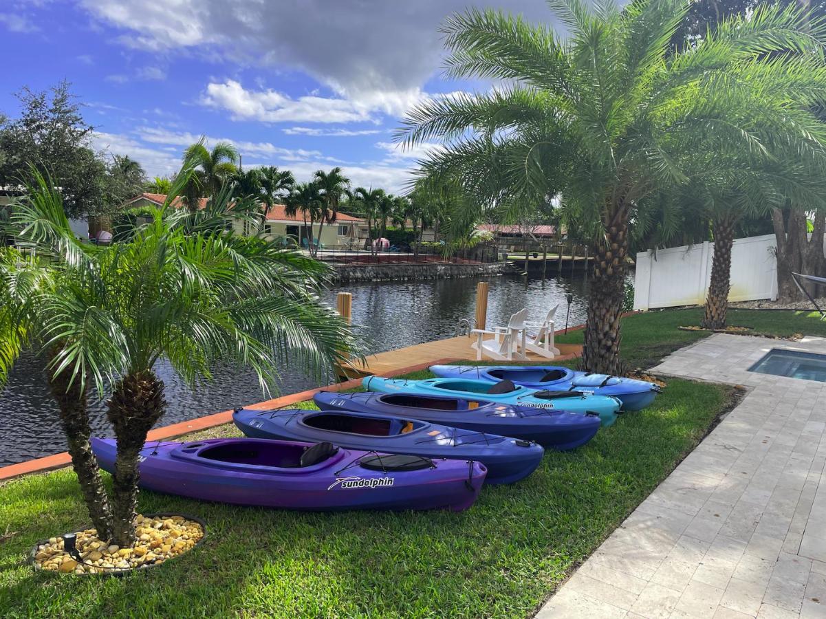 New! Waterfront Heated Pool & Jacuzzi 2 Mi To Beach - Fishing Pier Relaxing Spa & Hammock Fort Lauderdale Zewnętrze zdjęcie