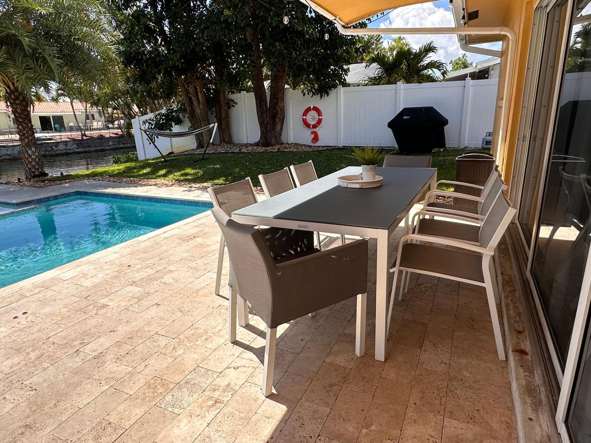 New! Waterfront Heated Pool & Jacuzzi 2 Mi To Beach - Fishing Pier Relaxing Spa & Hammock Fort Lauderdale Zewnętrze zdjęcie